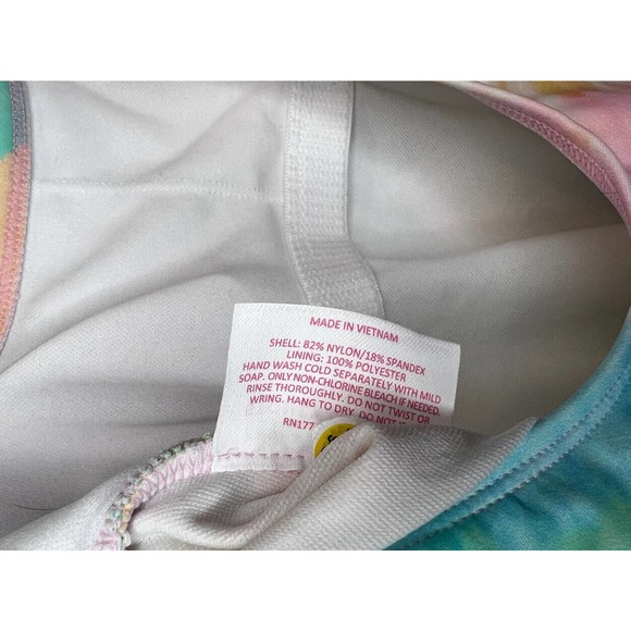 Stoney Clover Lane x Target Tie Dye Cheeky High Leg One Piece Suit Small ~ NWOT - Picture 4 of 4